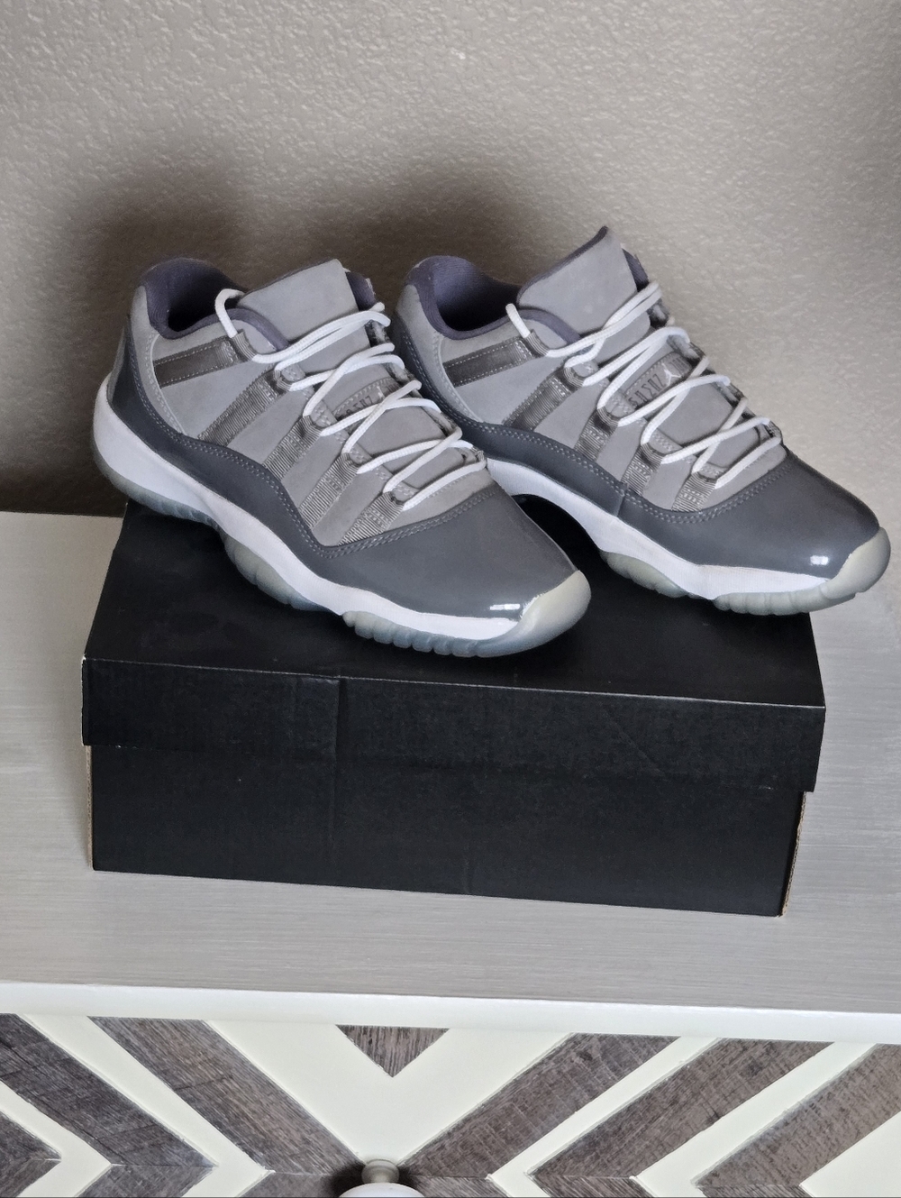 MAKE OFFER Jordan 11 Cool Gray Low-Top Sneakers